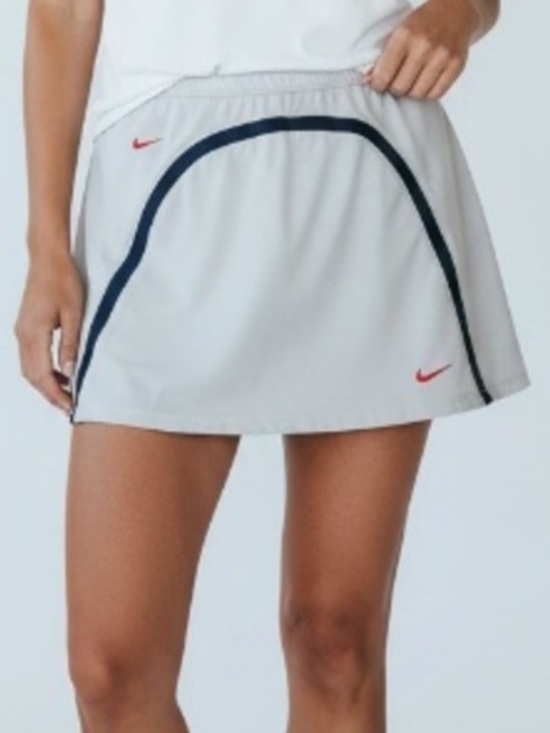 Nike Other - Nike White Skort with Navy Accents and Red Swoosh M